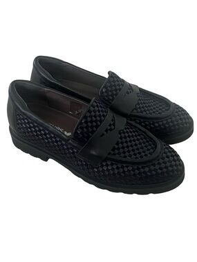 Softwaves Seaton Black Penny Moccasin Loafers EU 39.5